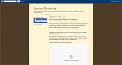 Desktop Screenshot of internet-for-marketing.blogspot.com