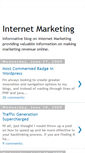 Mobile Screenshot of internet-for-marketing.blogspot.com