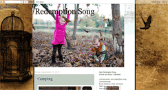 Desktop Screenshot of anewredemptionsong.blogspot.com