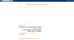 Desktop Screenshot of esportenewsbrazil.blogspot.com