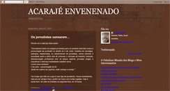 Desktop Screenshot of acarajeenvenenado.blogspot.com