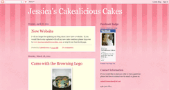 Desktop Screenshot of jessicascakealicious-cakes.blogspot.com