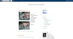 Desktop Screenshot of dincycleparts.blogspot.com