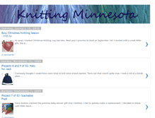 Tablet Screenshot of knittingminnesota.blogspot.com