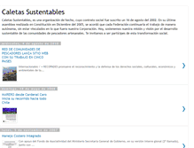 Tablet Screenshot of caletasustentables.blogspot.com