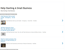 Tablet Screenshot of helpstartingsmallbusiness.blogspot.com