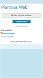 Mobile Screenshot of plantillasparaweb.blogspot.com