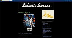 Desktop Screenshot of eclecticbanana.blogspot.com