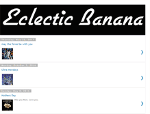 Tablet Screenshot of eclecticbanana.blogspot.com