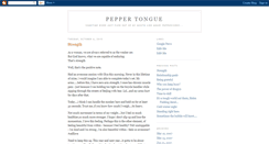 Desktop Screenshot of peppertongue.blogspot.com