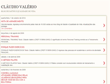 Tablet Screenshot of claudiovalerio.blogspot.com