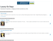 Tablet Screenshot of luxuryozstay.blogspot.com