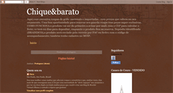 Desktop Screenshot of chiquebarato.blogspot.com