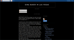 Desktop Screenshot of ginabaker.blogspot.com
