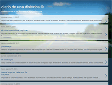 Tablet Screenshot of diariodeunadislexica.blogspot.com