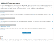 Tablet Screenshot of julieslifeadventures.blogspot.com