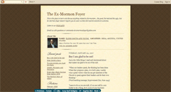 Desktop Screenshot of exmormonfoyer.blogspot.com