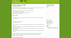 Desktop Screenshot of dotnetatoz.blogspot.com