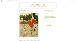 Desktop Screenshot of carolinejoyhome.blogspot.com