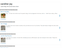 Tablet Screenshot of carolinejoyhome.blogspot.com