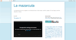 Desktop Screenshot of lamazarcuta.blogspot.com