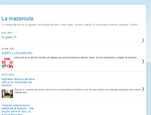 Tablet Screenshot of lamazarcuta.blogspot.com