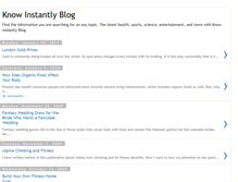 Tablet Screenshot of know-instantly.blogspot.com