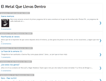 Tablet Screenshot of elmetalquellevasdentro.blogspot.com