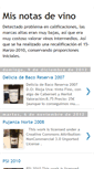 Mobile Screenshot of notasdevino.blogspot.com