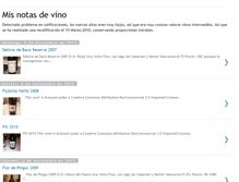 Tablet Screenshot of notasdevino.blogspot.com