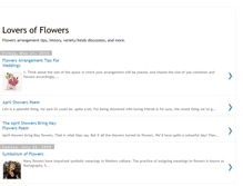 Tablet Screenshot of loversofflowers.blogspot.com
