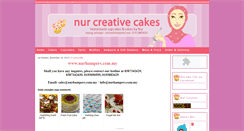 Desktop Screenshot of nurcreativecakes.blogspot.com