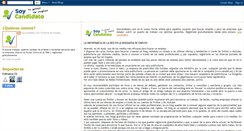Desktop Screenshot of blogsoycandidato.blogspot.com