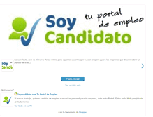 Tablet Screenshot of blogsoycandidato.blogspot.com