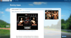 Desktop Screenshot of boxing-apps.blogspot.com