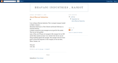 Desktop Screenshot of bhavaniindustries.blogspot.com