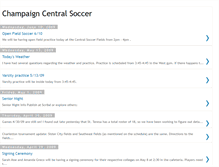 Tablet Screenshot of centralmaroonssoccer.blogspot.com