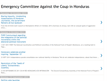 Tablet Screenshot of committeeagainsthondurascoup.blogspot.com