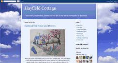 Desktop Screenshot of hayfieldcottage.blogspot.com