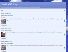 Tablet Screenshot of hayfieldcottage.blogspot.com