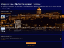 Tablet Screenshot of ahungariansummer.blogspot.com