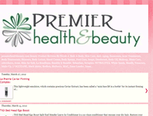 Tablet Screenshot of premierhealthandbeauty.blogspot.com