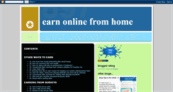 Desktop Screenshot of earnonlinelinks.blogspot.com