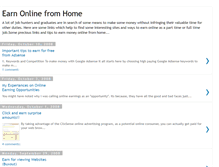 Tablet Screenshot of earnonlinelinks.blogspot.com