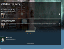 Tablet Screenshot of crumblethemovie.blogspot.com