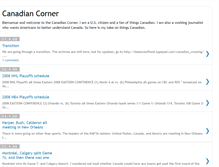 Tablet Screenshot of canadiancorner.blogspot.com
