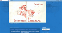 Desktop Screenshot of jmlarranagaacuarelas.blogspot.com
