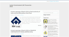 Desktop Screenshot of govt-vacancies.blogspot.com