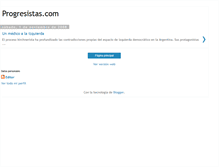 Tablet Screenshot of progresistascom.blogspot.com