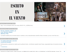 Tablet Screenshot of escritoenelviento.blogspot.com